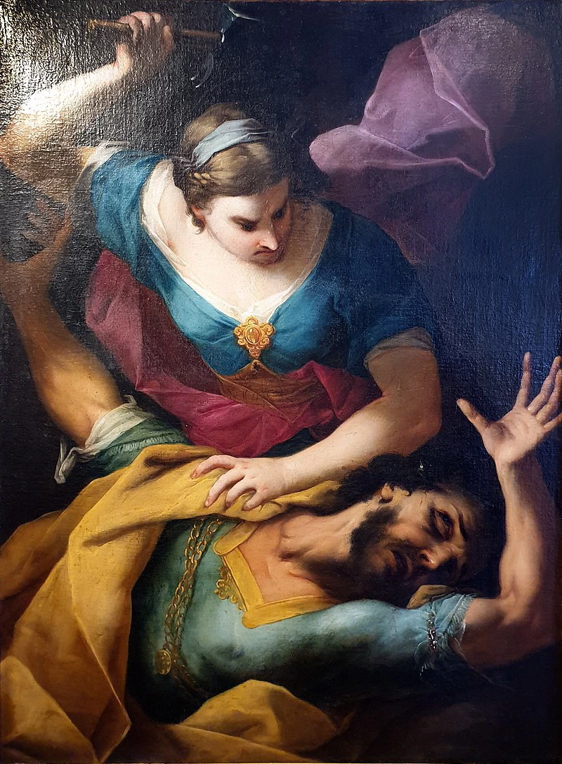 Jael uccide il generale cananeo addormentato - Museum Bamberg anagoria